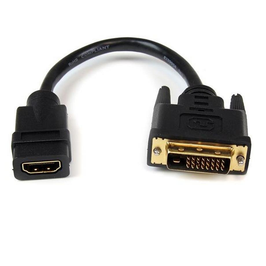 StarTech.com HDMI-auf-DVI-D Videoadapterkabel 20cm - HDMI-Buchse auf DVI-Stecker