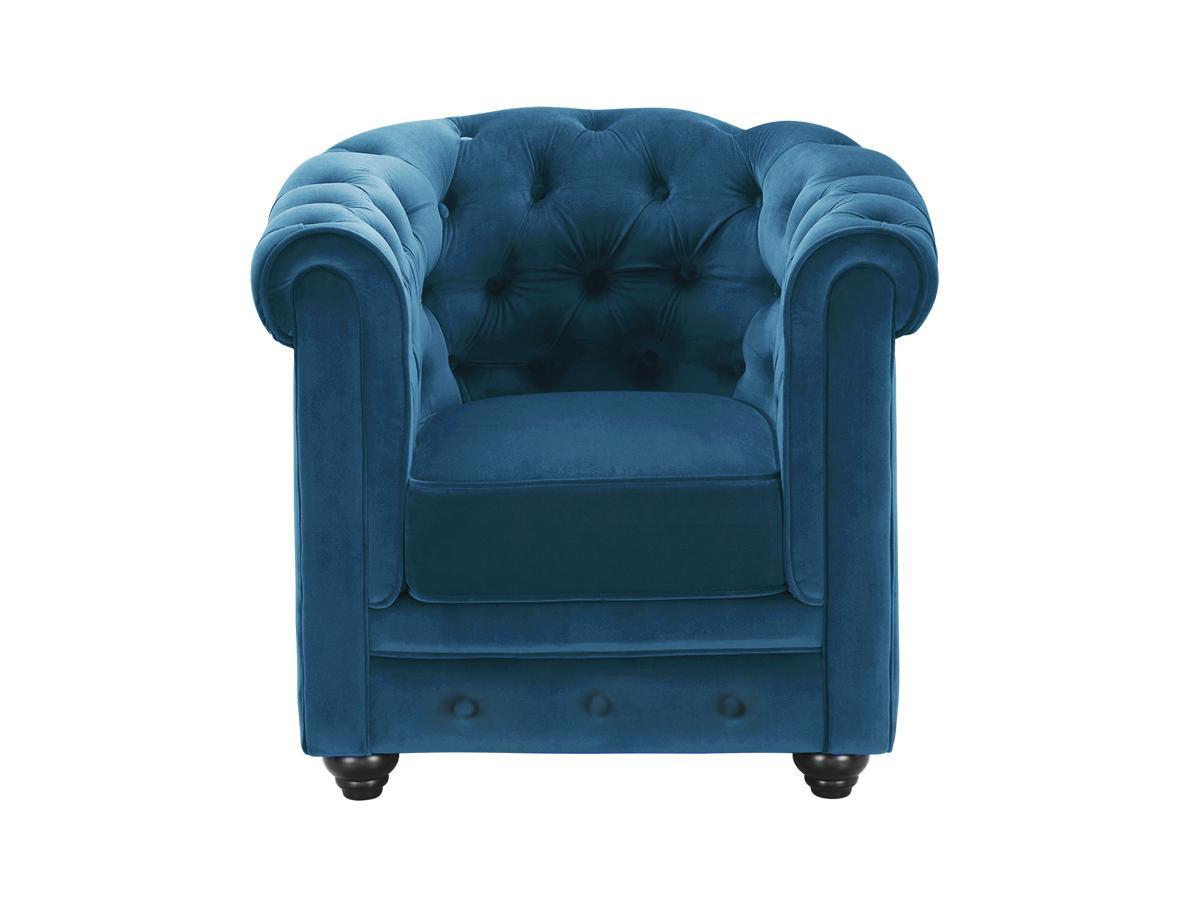 Vente-unique Fauteuil CHESTERFIELD Velours  