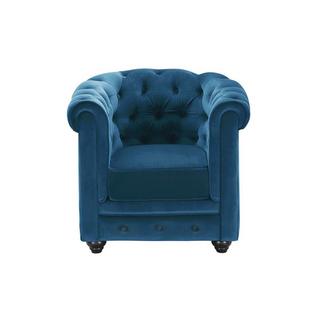 Vente-unique Fauteuil CHESTERFIELD Velours  