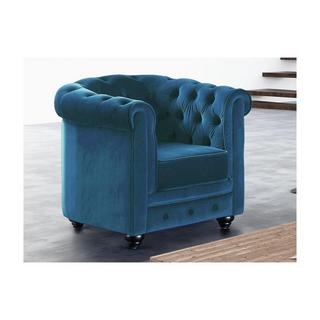 Vente-unique Fauteuil CHESTERFIELD Velours  