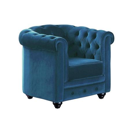 Vente-unique Fauteuil CHESTERFIELD Velours  