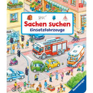 Sachen suchen: Einsatzfahrzeuge Gernhäuser, Susanne; Seidel, Stefan (Illustrationen) Couverture rigide 