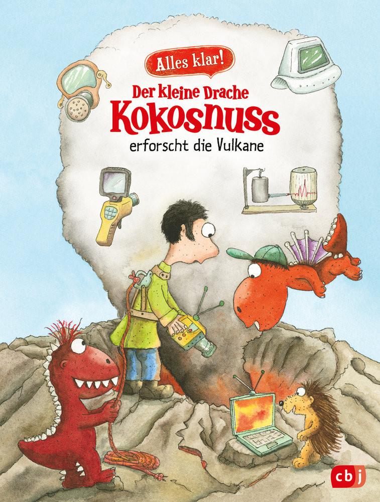 Alles klar! Der kleine Drache Kokosnuss erforscht die Vulkane Siegner, Ingo; Siegner, Ingo (Illustrationen) Copertina rigida 