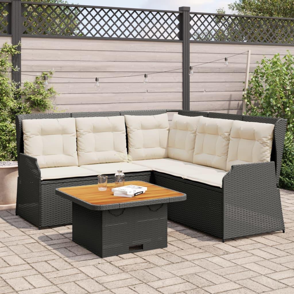 VidaXL set salotti da giardino Polirattan  