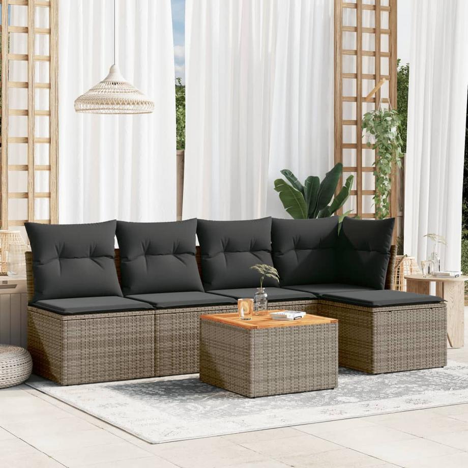VidaXL Garten sofagarnitur poly-rattan  