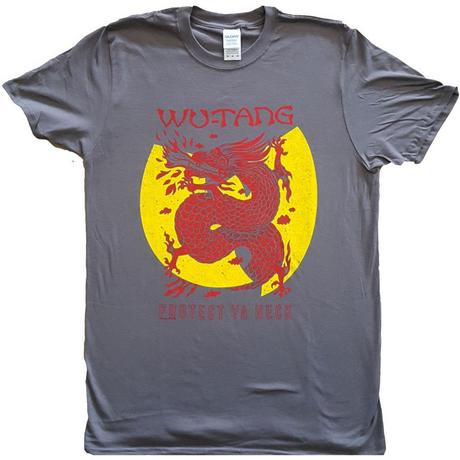 Wu-Tang Clan T-Shirt Inferno Stampa Drago  