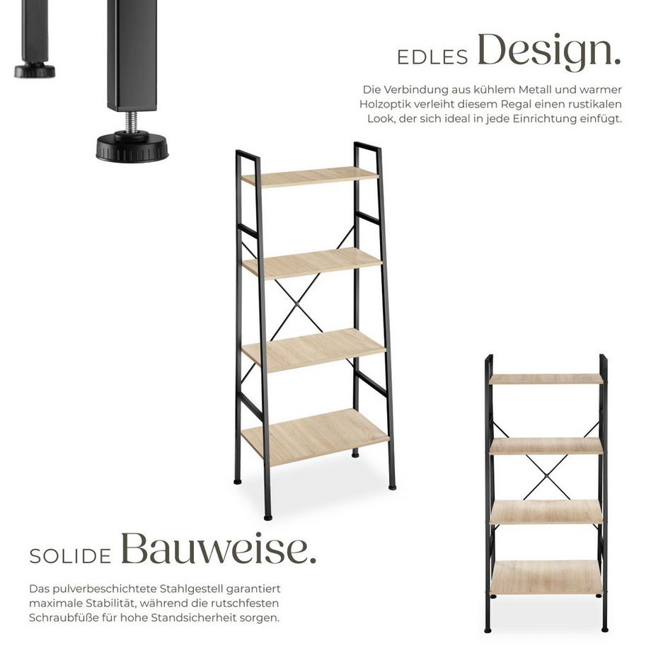 Tectake Étagère LIVERPOOL style industriel  