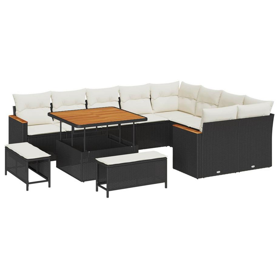 Set Divano da Giardino Polyrattan