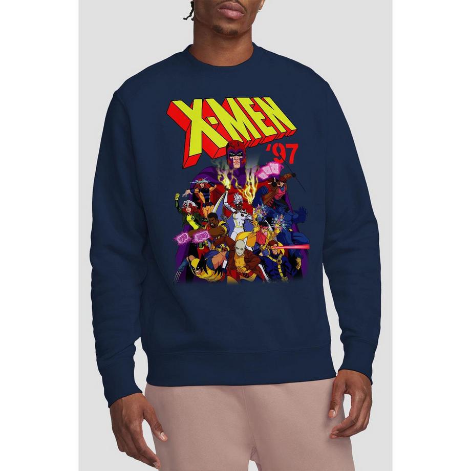 MARVEL X-Men 97 Stampa Grafica Regular Fit Felpa  