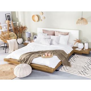 Beliani Bett mit Lattenrost aus MDF-Platte Modern ZEN  