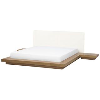 Beliani Bett mit Lattenrost aus MDF-Platte Modern ZEN  