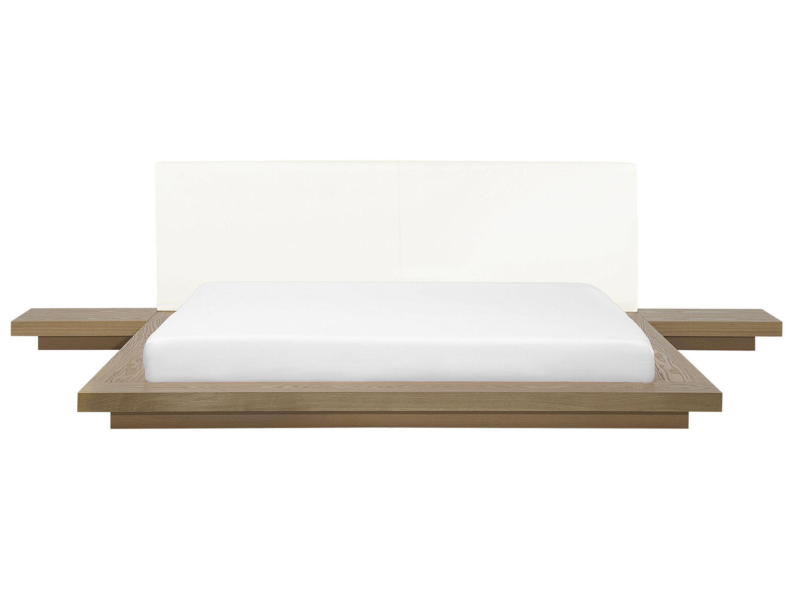 Beliani Bett mit Lattenrost aus MDF-Platte Modern ZEN  