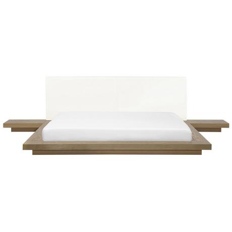 Beliani Bett mit Lattenrost aus MDF-Platte Modern ZEN  