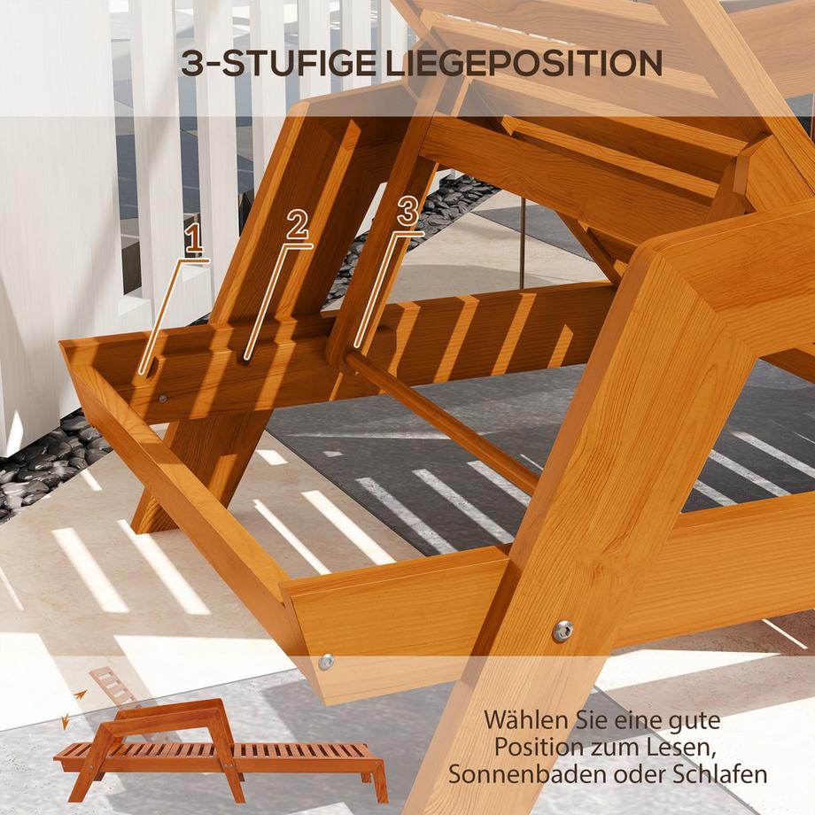 Outsunny Gartenliege  