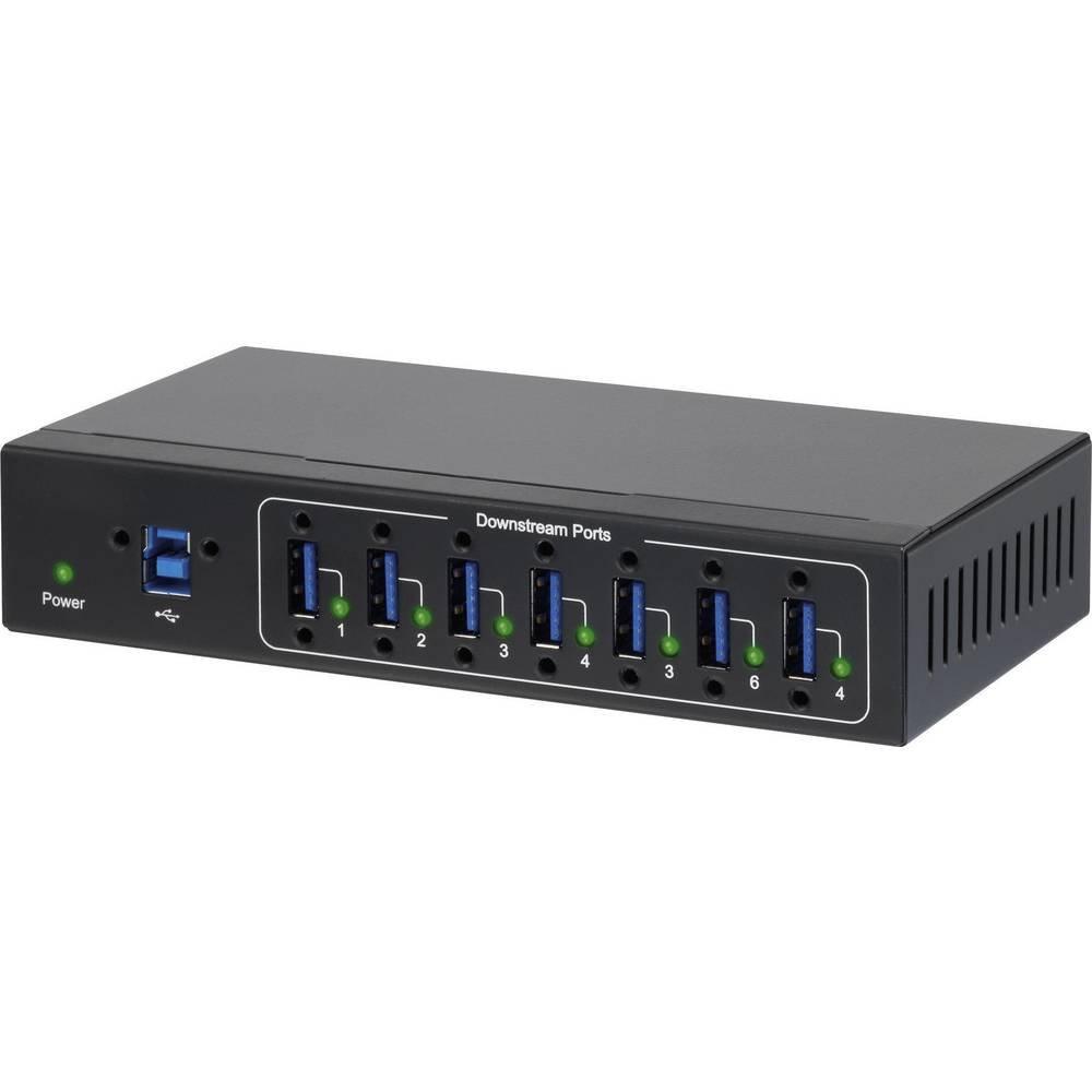 Renkforce  Renkforce 7 Port USB 3 Industrie Hub 