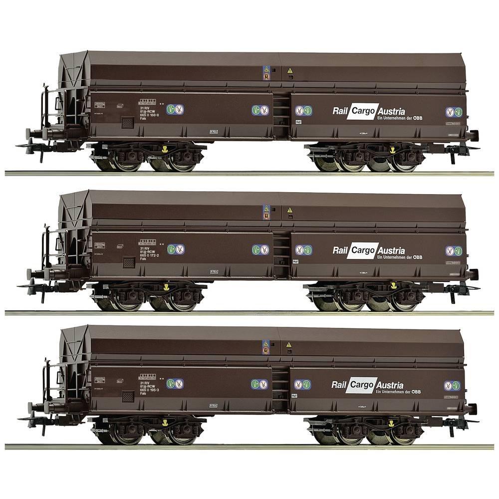 Roco  H0 3er-Set Selbstentladewagen der ÖBB 