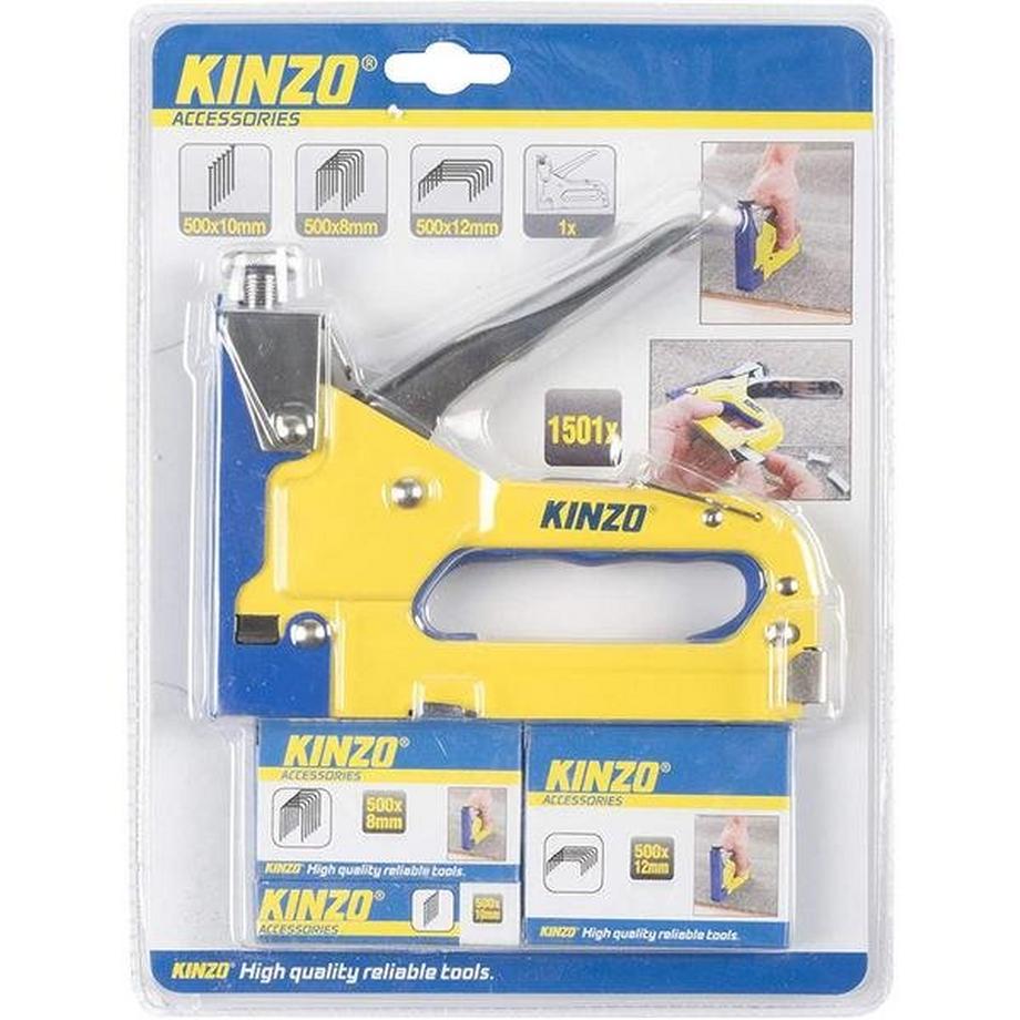 KINZO  Agrafeuse puissante - 4 - 14 mm 