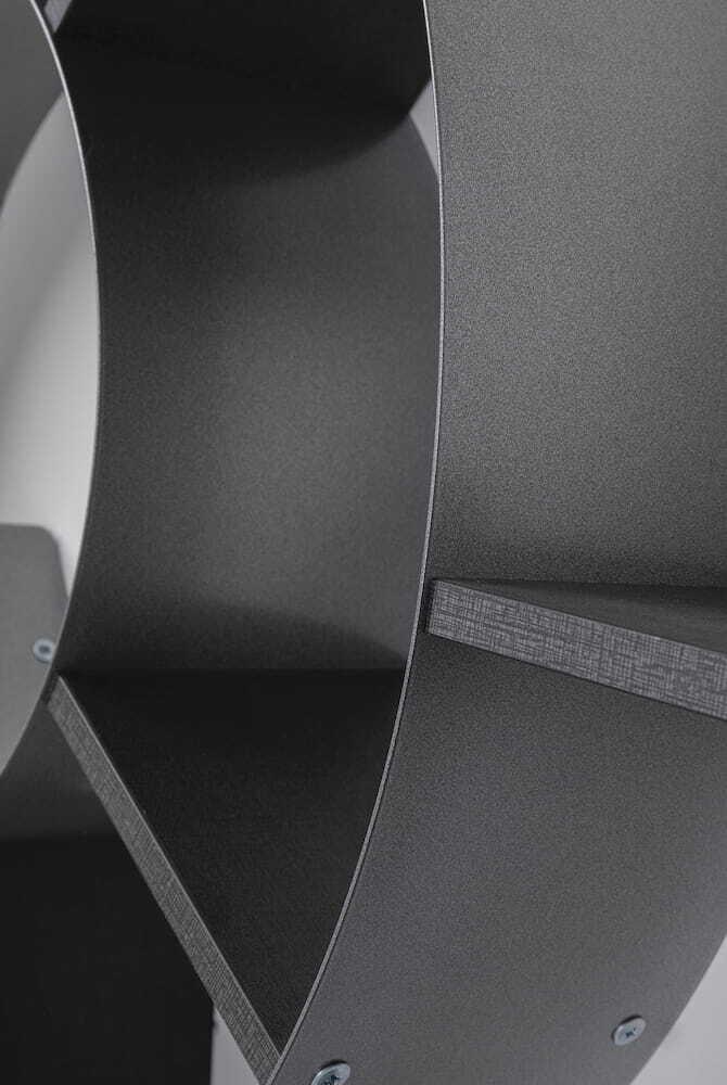 KARE Design Wandregal Snail Silver  