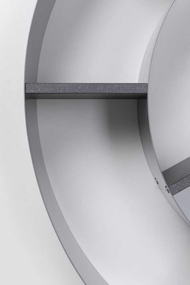 KARE Design Wandregal Snail Silver  