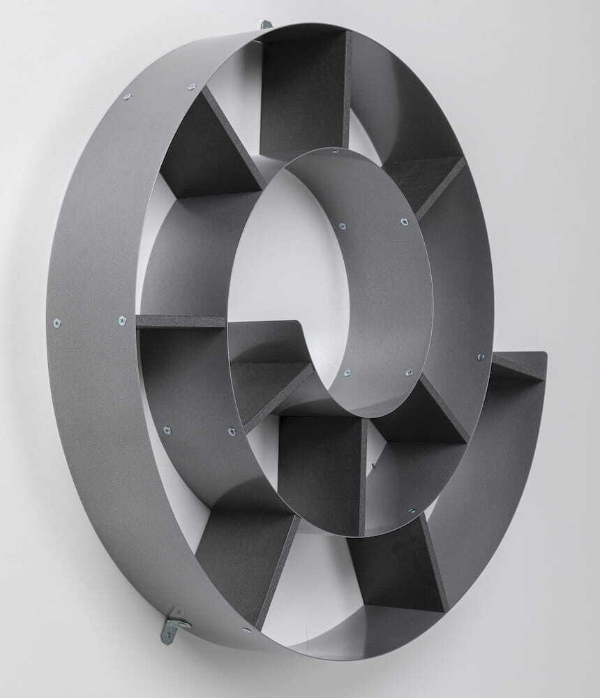 KARE Design Wandregal Snail Silver  