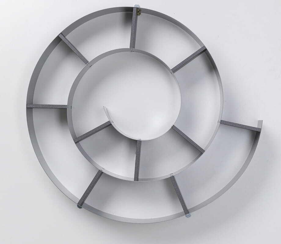 KARE Design Wandregal Snail Silver  