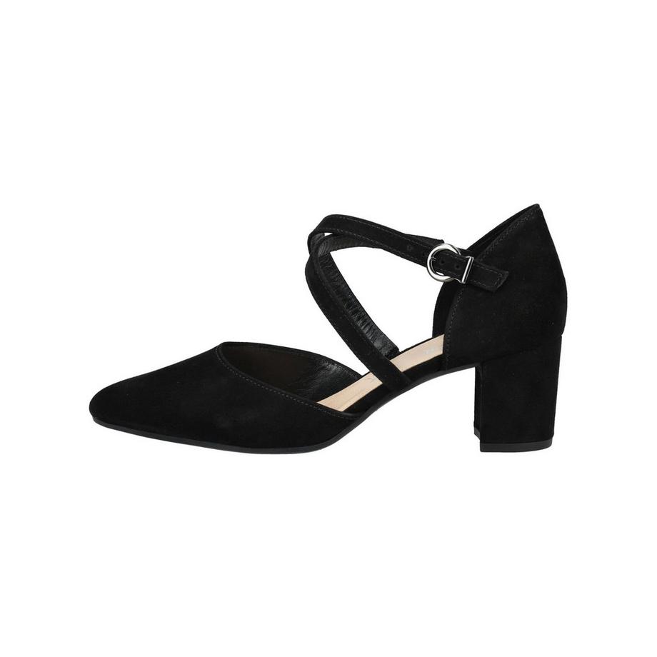 Gabor Spitz zulaufende Pumps mit Kreuzriemen  