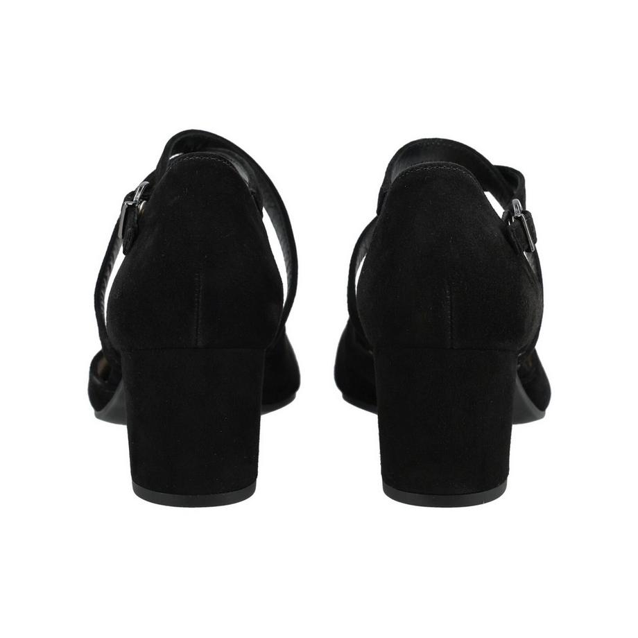 Gabor Spitz zulaufende Pumps mit Kreuzriemen  
