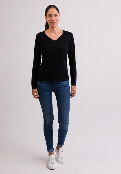 CASH-MERE.CH Pull Cachemire Col V  