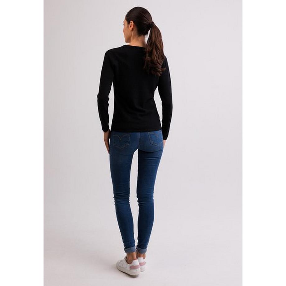 CASH-MERE.CH Pullover Cashmere Scollo a V  