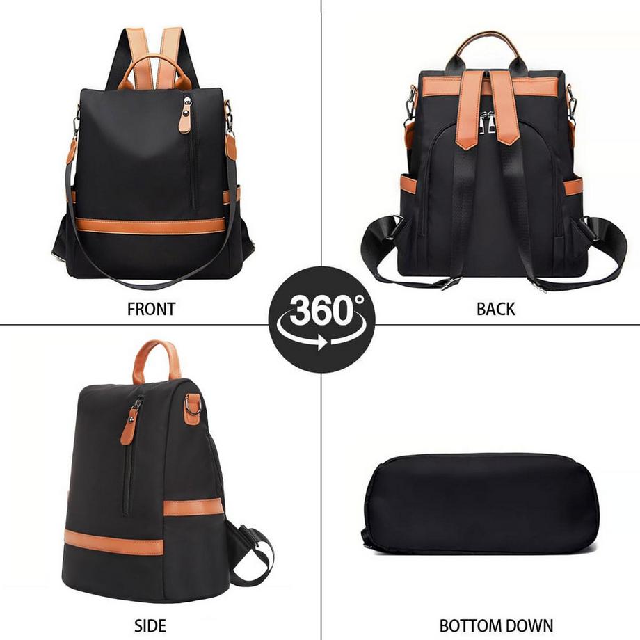 Only-bags.store  Sac à dos petit, sac antivol, mini sac à dos pour , sac à dos de ville moderne et élégant pour l'école, le travail et les voyages 