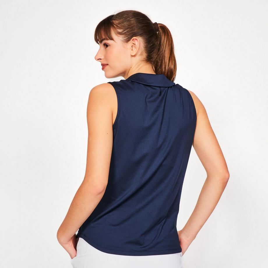 INESIS  Polo femme sans manches golf polyester 