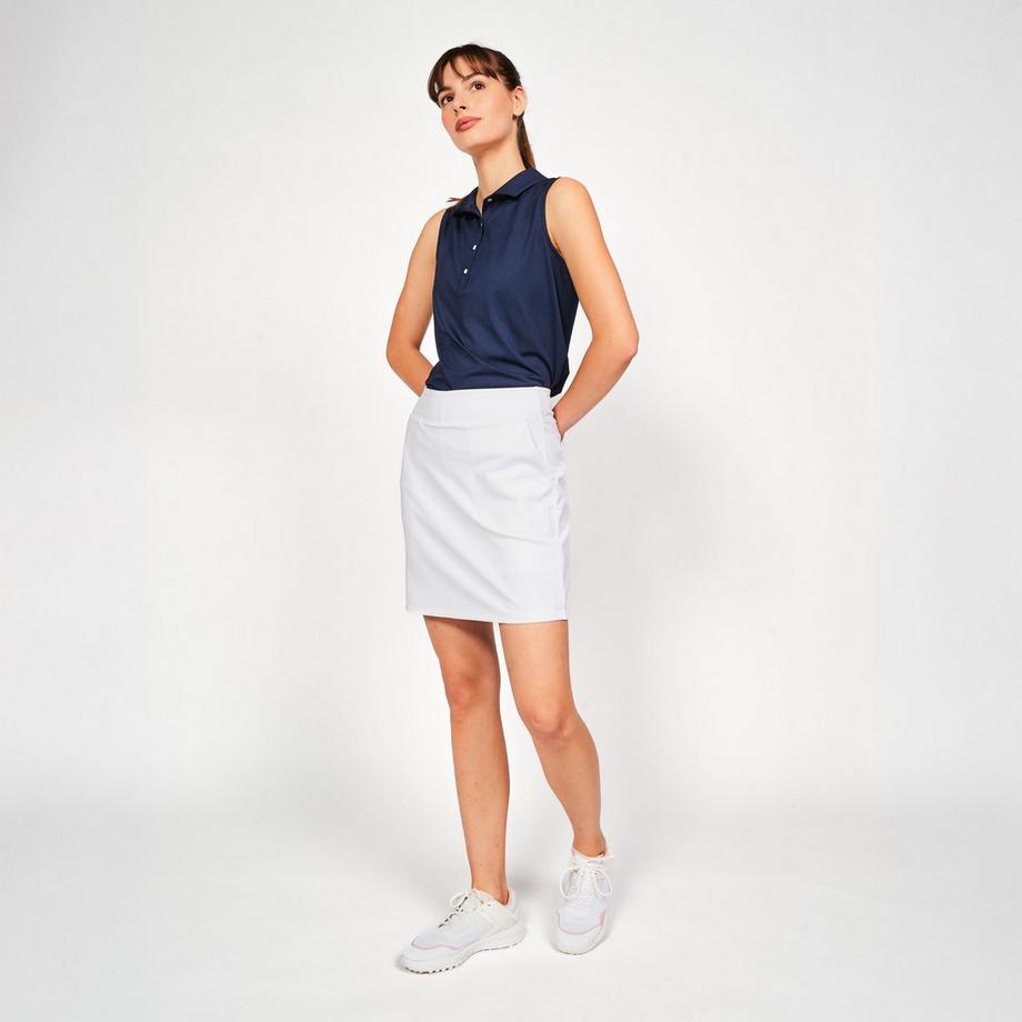 INESIS  Polo femme sans manches golf polyester 