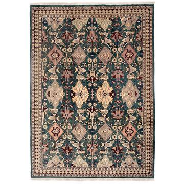 Handgemachter Teppich Indo Tabriz