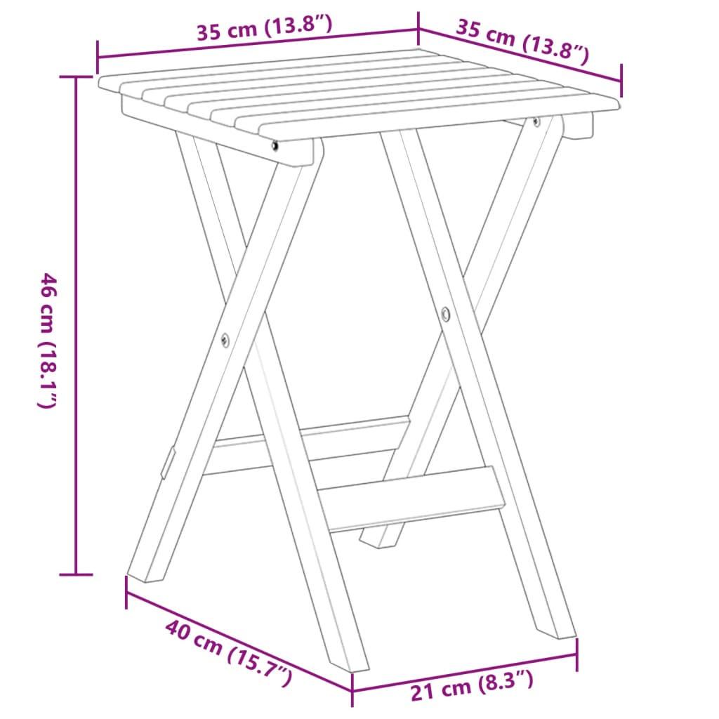 VidaXL Table d’appoint bois d'ingénierie  