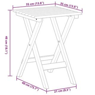 VidaXL Table d’appoint bois d'ingénierie  