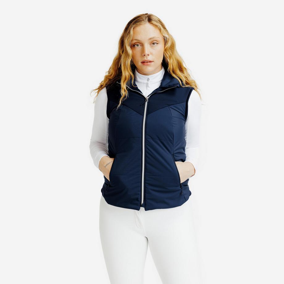 Gilet donna senza maniche equitazione
