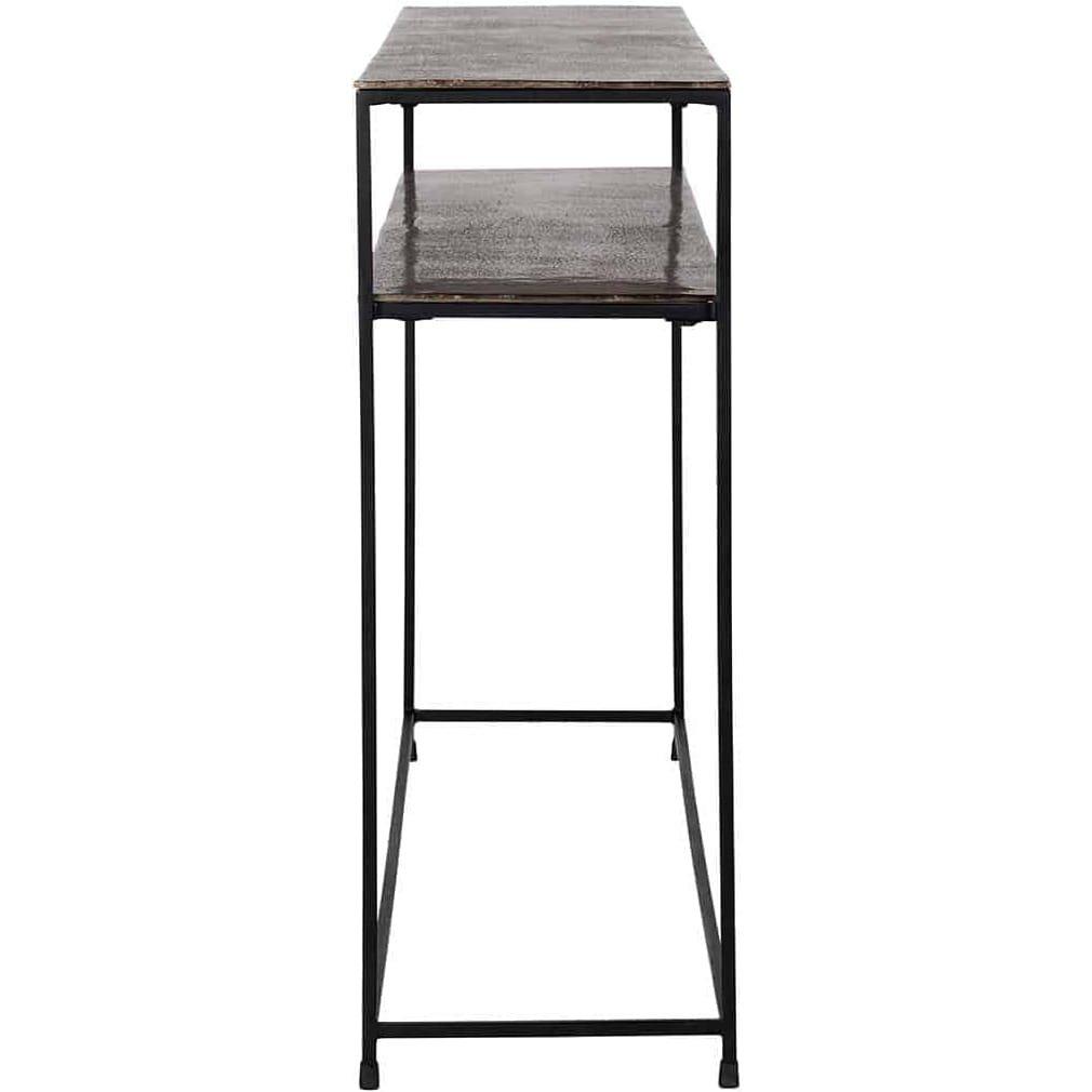 mutoni Table console Chandon or noir 119  