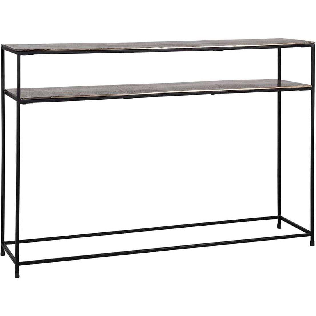 mutoni Table console Chandon or noir 119  