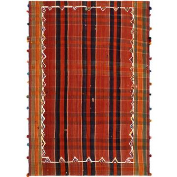 Handgemachter Teppich Jajim old