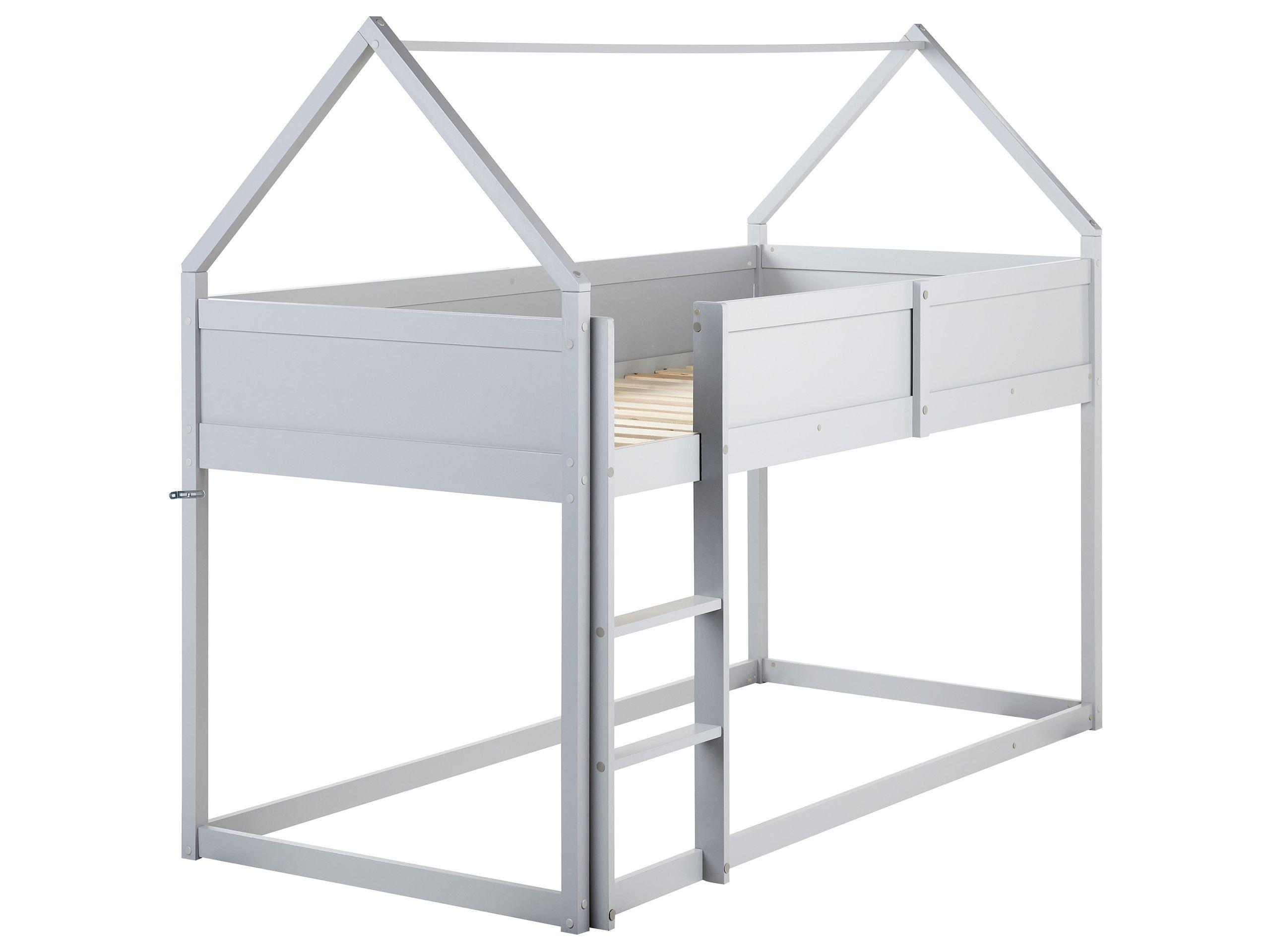 Beliani Lit à mit-hauteur en Bois de pin Scandinave DIENNE  