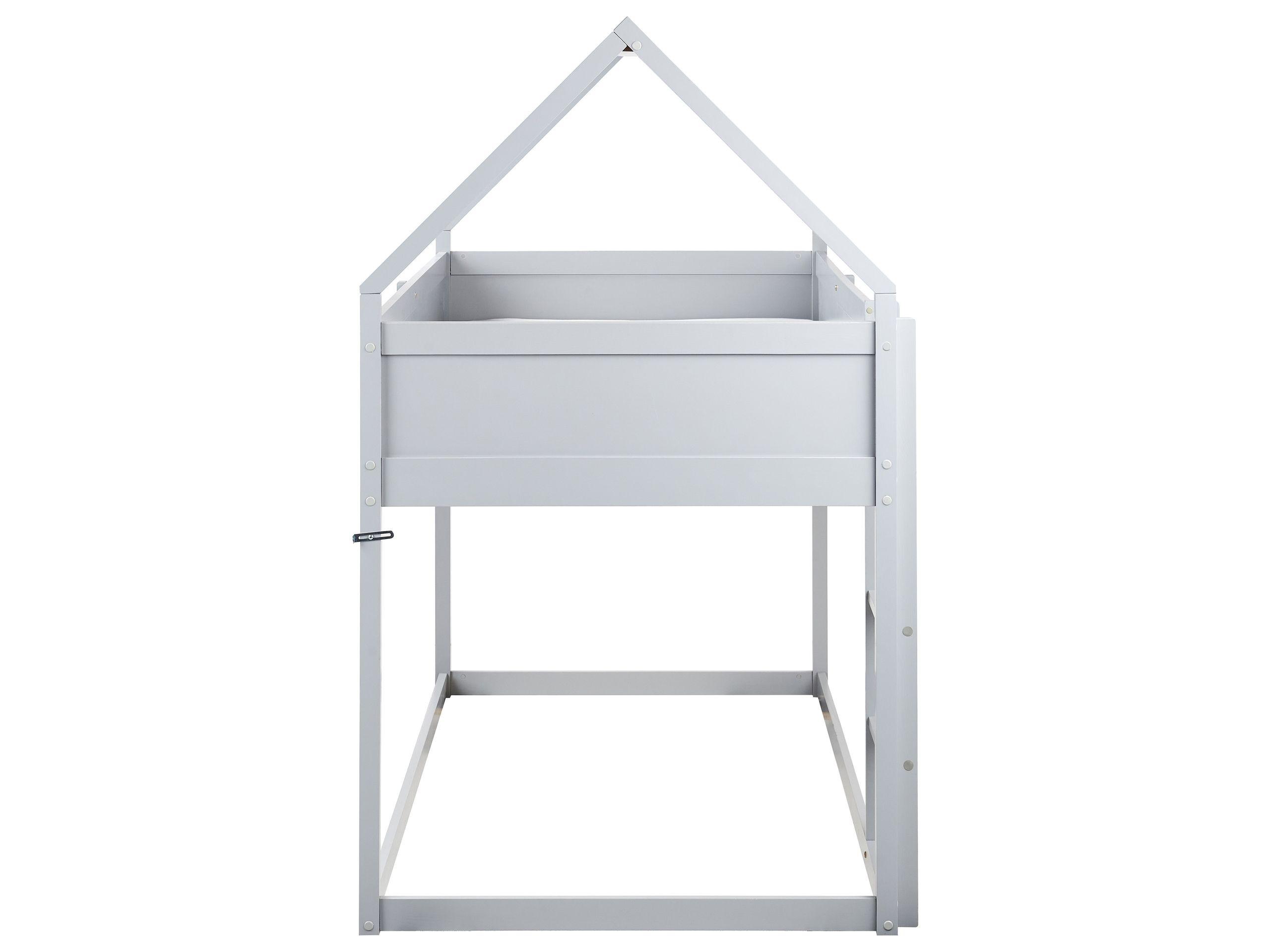 Beliani Lit à mit-hauteur en Bois de pin Scandinave DIENNE  