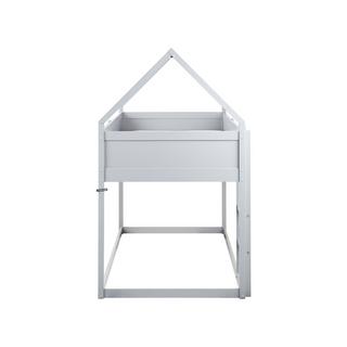 Beliani Lit à mit-hauteur en Bois de pin Scandinave DIENNE  