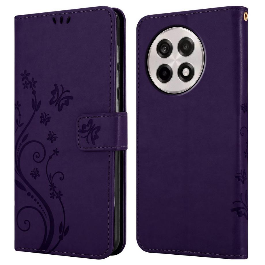Cadorabo  Coque pour OnePlus 13R fleurs etui 