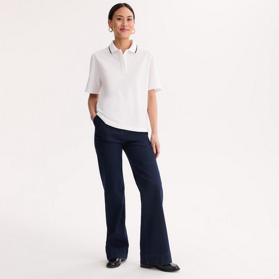 La Redoute Collections Kurzärmeliges Baumwollpique Poloshirt  