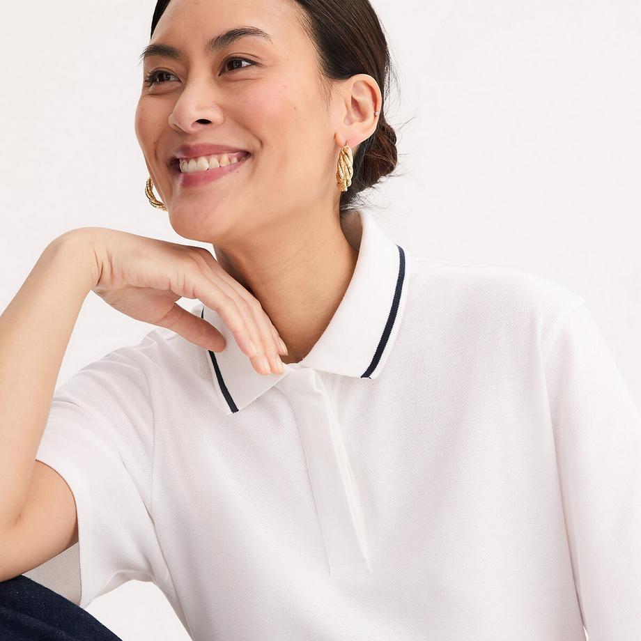La Redoute Collections Kurzärmeliges Baumwollpique Poloshirt  