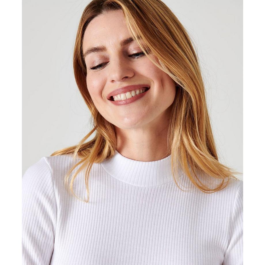 Damart Langarm Stehkragen T-Shirt  