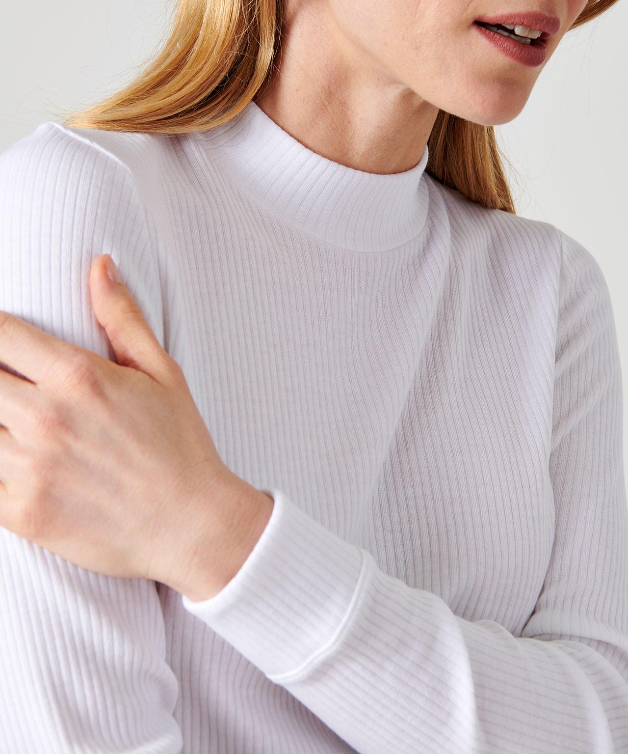 Damart T-shirt Maniche Lunghe Collo Alto  