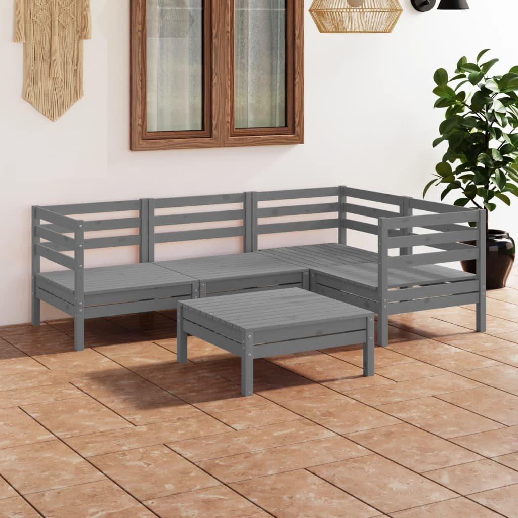 VidaXL Mobilier de jardin bois de pin  