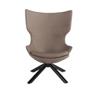 ANGEL CERDA Fauteuil pivotant en simili cuir  