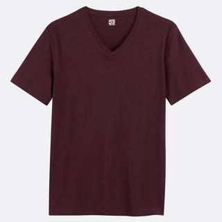 La Redoute Collections V-Ausschnitt Kurzarm T-Shirt  